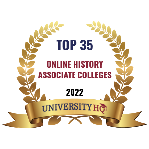 Top 35 Online History Associate Colleges - 2022, UniversityHQ