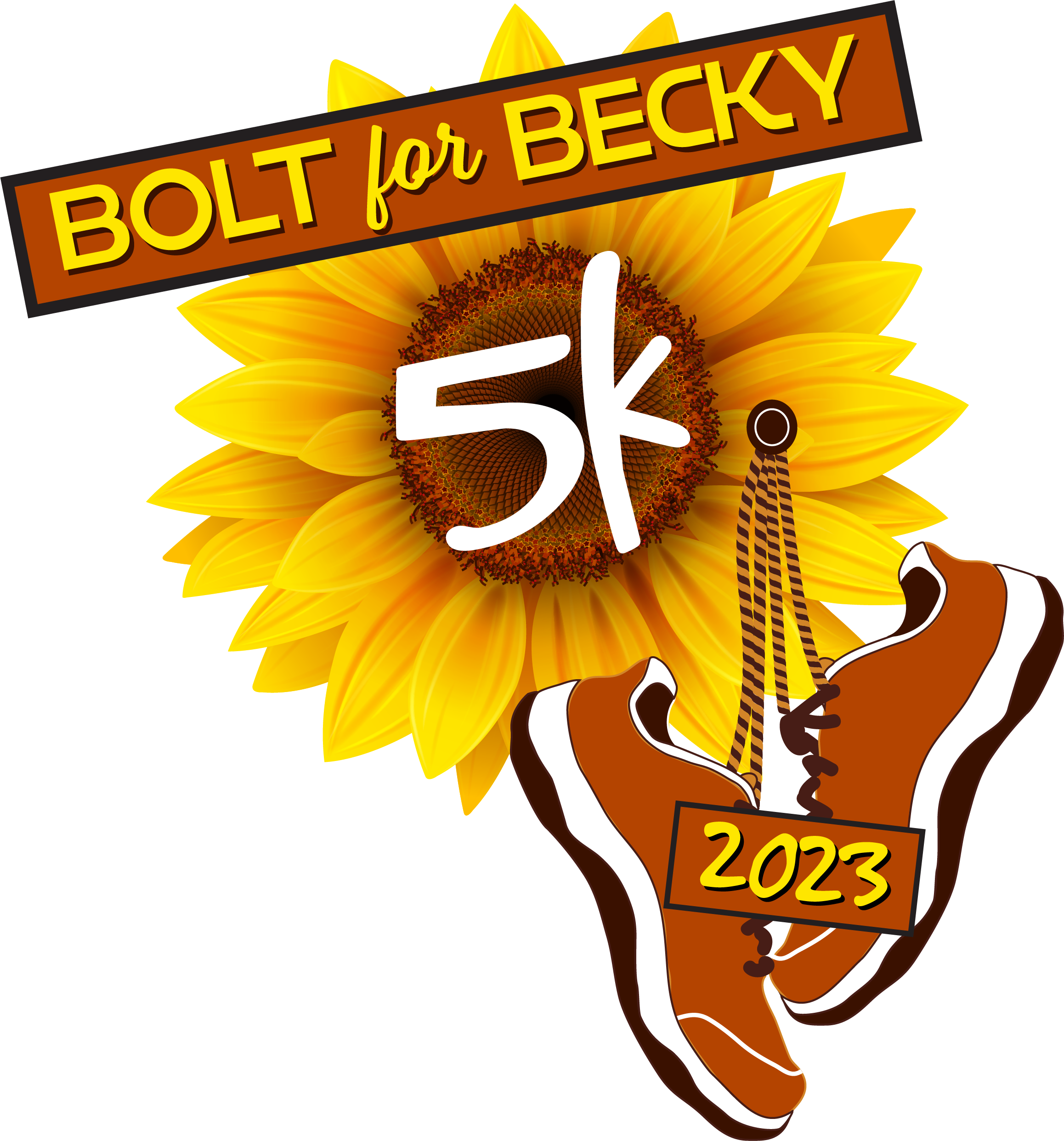 Bolt for Beck charity race event logo