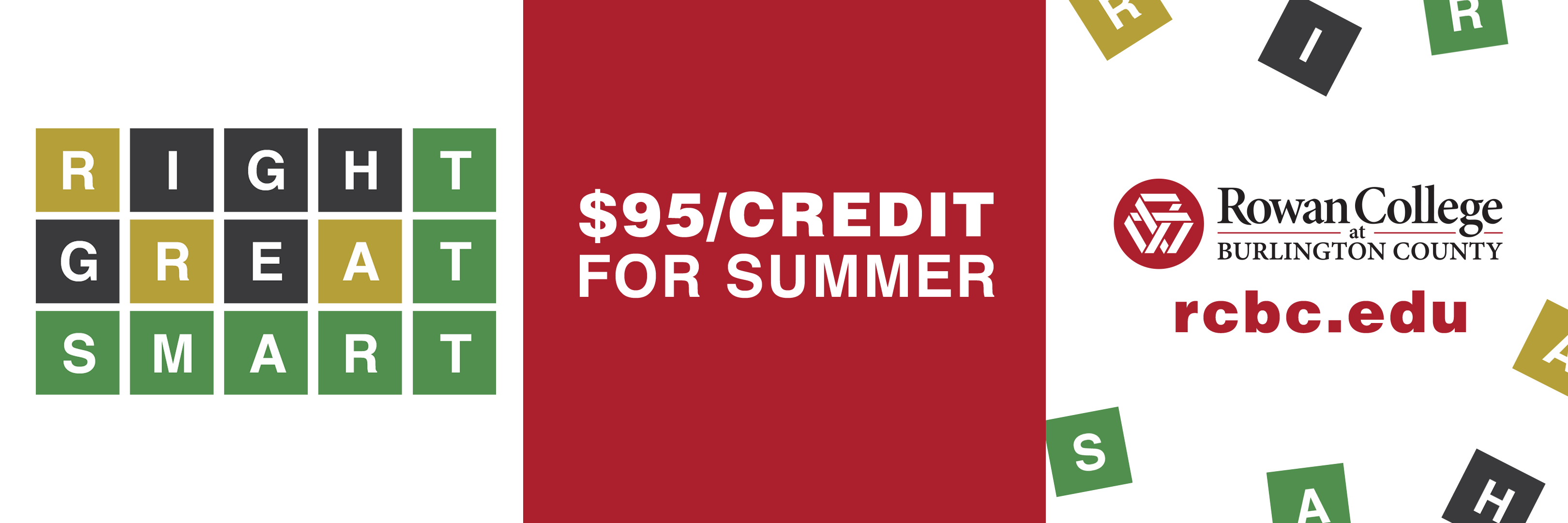 RCBC $95 per credit class graphic