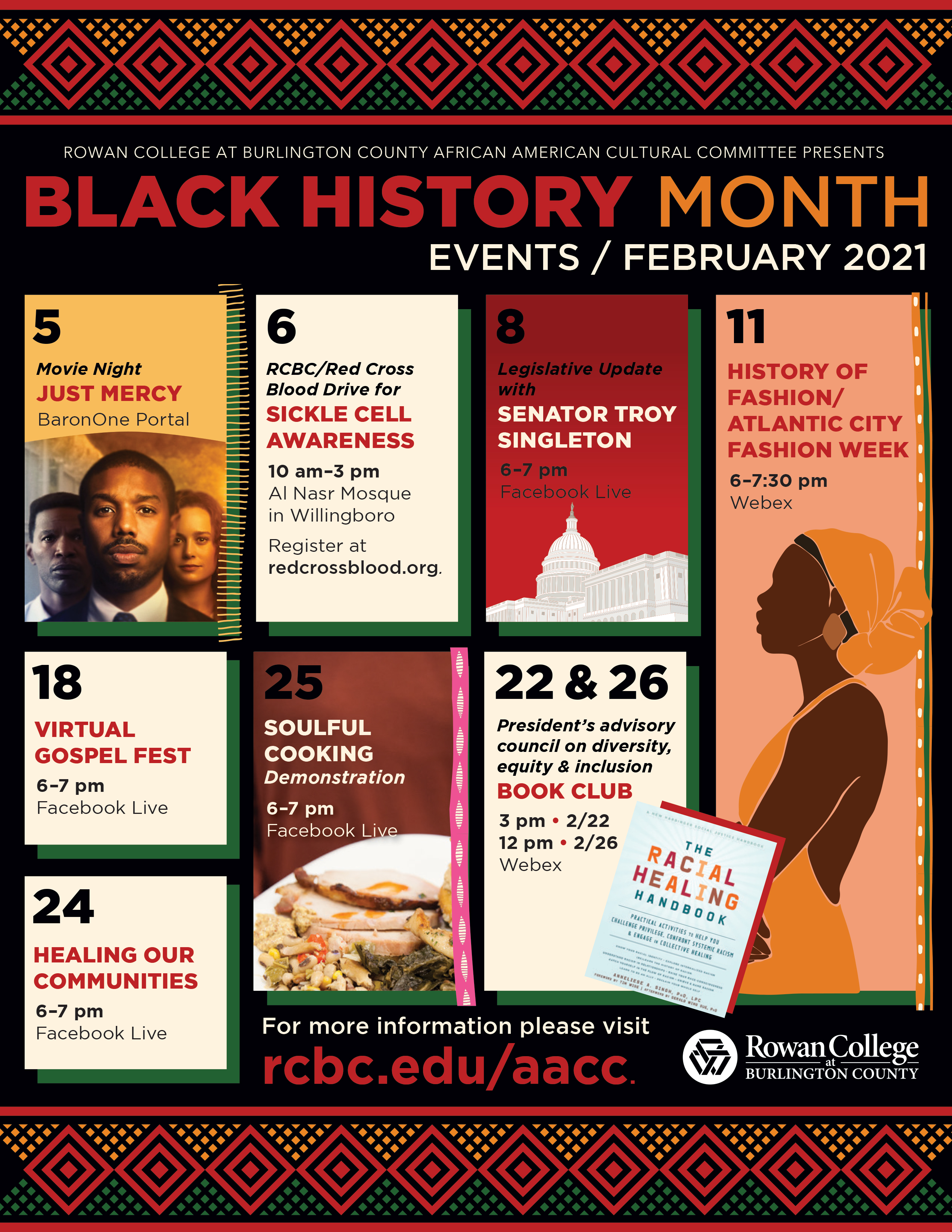 Black History Month calendar of events